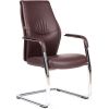 Кресло CHAIRMAN Vista V/brown для посетителя, экокожа, цвет коричневый