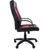 Кресло CHAIRMAN 429/BORDO для руководителя, экокожа/ткань, цвет черный/бордовый