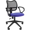 Кресло CHAIRMAN 450 LT/BLUE для оператора, сетка/ткань, цвет черный/синий