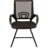 Кресло CHAIRMAN 696 V/BLACK для посетителя, сетка/ткань, цвет черный