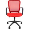 Кресло CHAIRMAN 698/RED для оператора, сетка/ткань, цвет красный