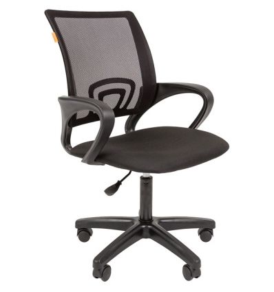 Кресло CHAIRMAN 696 LT/BLACK для оператора, сетка/ткань, цвет черный