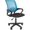 Кресло CHAIRMAN 696 LT/L.BLUE для оператора, сетка/ткань, цвет голубой/черный