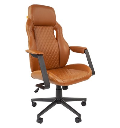 Кресло CHAIRMAN 720 Brown для руководителя, экокожа, цвет коричневый