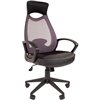 Кресло CHAIRMAN 840 Black/Grey для руководителя, цвет черный/серый