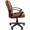 Кресло CHAIRMAN 651 Brown для оператора, экокожа, цвет коричневый