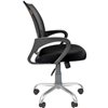 Кресло CHAIRMAN 696 SILVER/BLACK для оператора, сетка/ткань, цвет черный