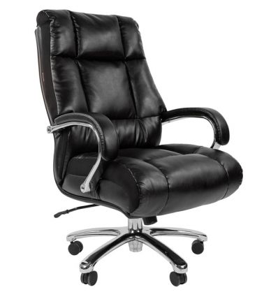 Кресло CHAIRMAN 405 ЭКО для руководителя усиленное до 250 кг, экопремиум, цвет черный