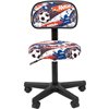 Кресло CHAIRMAN KIDS 101 Black Football детское, ткань, с рисунком футбол