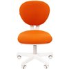 Кресло CHAIRMAN KIDS 108 ORANGE детское, белый пластик, ткань, цвет оранжевый