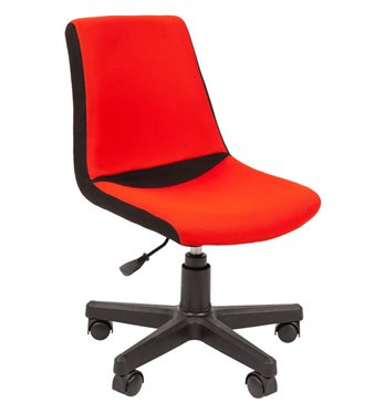 Кресло CHAIRMAN KIDS 115 Red детское, ткань, цвет черный/красный