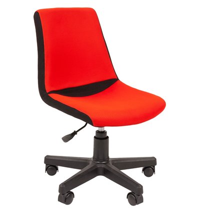 Кресло CHAIRMAN KIDS 115 Red детское, ткань, цвет черный/красный