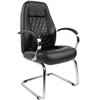 Кресло CHAIRMAN 950V для посетителя, экокожа, цвет черный