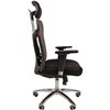 Кресло CHAIRMAN 769/TW-11 для руководителя, сетка/ткань, цвет серый/черный
