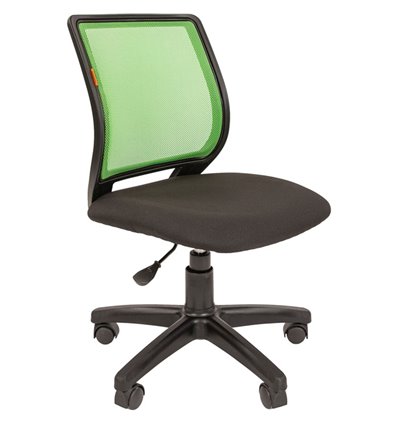 Кресло CHAIRMAN 699 Б/Л GREEN для оператора, сетка/ткань, цвет светло-зеленый/черный