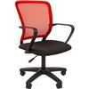 Кресло CHAIRMAN 698 LT RED для оператора, сетка/ткань, цвет красный/черный