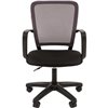 Кресло CHAIRMAN 698 LT GREY для оператора, сетка/ткань, цвет серый/черный