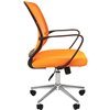 Кресло CHAIRMAN 698 CHROME ORANGE для оператора, сетка/ткань, цвет оранжевый