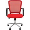 Кресло CHAIRMAN 698 CHROME RED для оператора, сетка/ткань, цвет красный