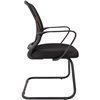 Кресло CHAIRMAN 698 V/BLACK для посетителя, сетка/ткань, цвет черный