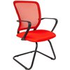Кресло CHAIRMAN 698 V/Red для посетителя, сетка/ткань, цвет красный