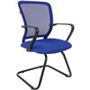 Кресло CHAIRMAN 698 V/Blue для посетителя, сетка/ткань, цвет синий