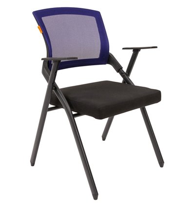 Кресло CHAIRMAN NEXX Blue для посетителя, сетка/ткань, цвет синий/черный