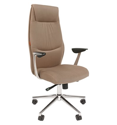 Кресло CHAIRMAN HOME Vista Beige для домашнего офиса, ткань, цвет бежевый