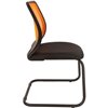 Кресло CHAIRMAN 699 V/ORANGE для посетителя, сетка/ткань, цвет оранжевый/черный