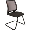 Кресло CHAIRMAN 699 V/Grey для посетителя, сетка/ткань, цвет серый/черный