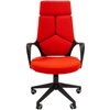 Кресло для руководителя CHAIRMAN 525 iq ткань 26-22 красный