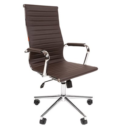 Кресло для руководителя CHAIRMAN 755 экопремиум коричневый