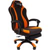 Кресло игровое CHAIRMAN GAME 35 черный/оранжевый, ткань