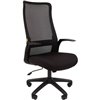 Кресло для руководителя CHAIRMAN 573 черное, сетка/ткань