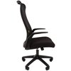Кресло для руководителя CHAIRMAN 573 черное, сетка/ткань