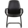 Кресло CHAIRMAN 279V/black для посетителя, экокожа, цвет черный