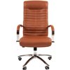 Кресло для руководителя CHAIRMAN 480 экокожа коричневый N