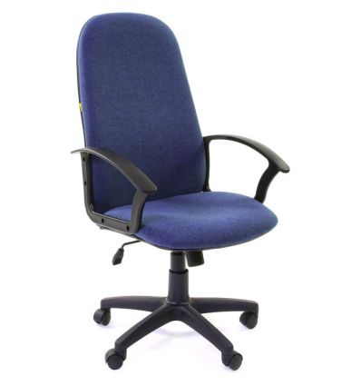 Кресло CHAIRMAN 289 NEW/10-362 для руководителя, ткань, цвет синий