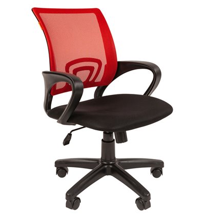 Кресло для оператора CHAIRMAN 696 TW красный, сетка/ткань