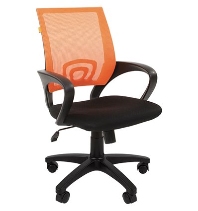 Кресло для оператора CHAIRMAN 696 TW оранжевый, сетка/ткань