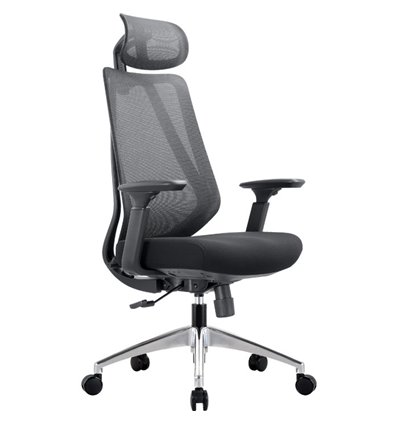 Кресло для руководителя CHAIRMAN 580 черный, сетка/ткань