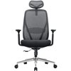Кресло для руководителя CHAIRMAN 585 черный, сетка/ткань