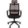 Кресло для руководителя CHAIRMAN 545 черный, сетка/ткань