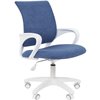 Кресло детское CHAIRMAN KIDS 103 LT ткань M морской, белый пластик