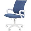 Кресло детское CHAIRMAN KIDS 103 LT ткань M морской, белый пластик