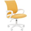Кресло детское CHAIRMAN KIDS 103 LT ткань В лимон, белый пластик