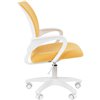 Кресло детское CHAIRMAN KIDS 103 LT ткань В лимон, белый пластик