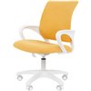 Кресло детское CHAIRMAN KIDS 103 LT ткань В лимон, белый пластик