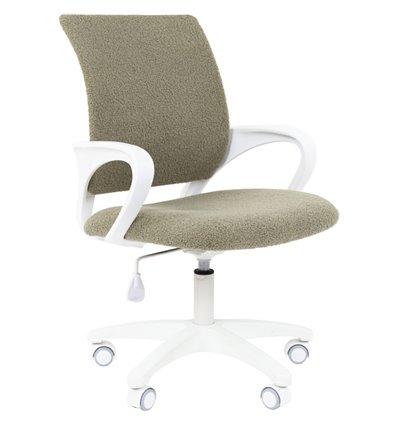 Кресло детское CHAIRMAN KIDS 103 LT ткань В оливка, белый пластик