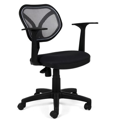 Кресло CHAIRMAN 450 NEW/TW11-TW01 для оператора, сетка/ткань, цвет черный